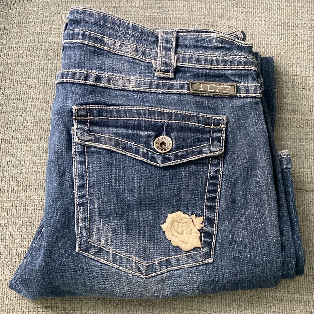 Cowgirl Tuff Roses &Truth jeans 33x32- worn twice